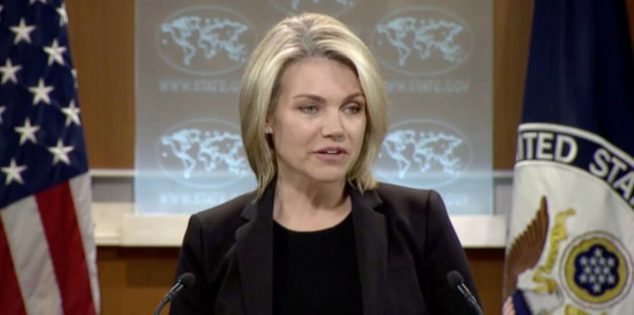 الخارجية الأمريكية: روسيا وسوريا تحاولان تطهير موقع الهجوم الكيماوي في دوما