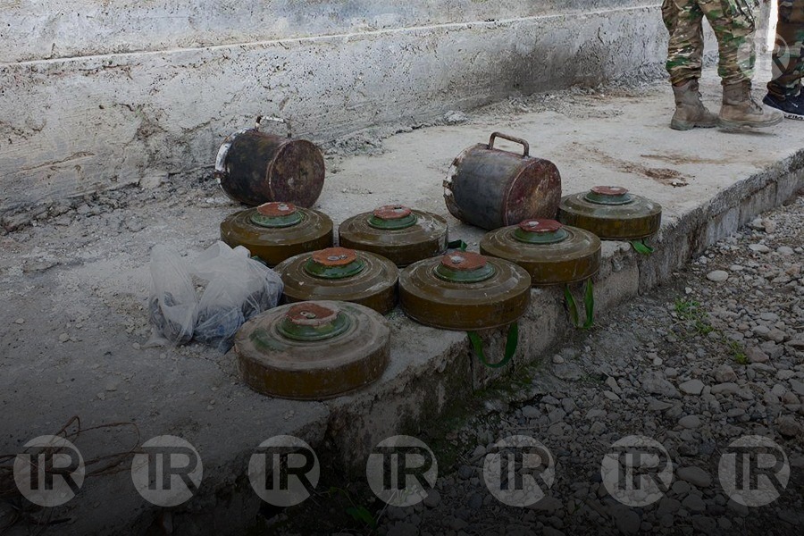 Barış Pınarı Fırat’ın Doğusunda PKK/PYD Terör Örgütünün Mayınlarını Temizliyor