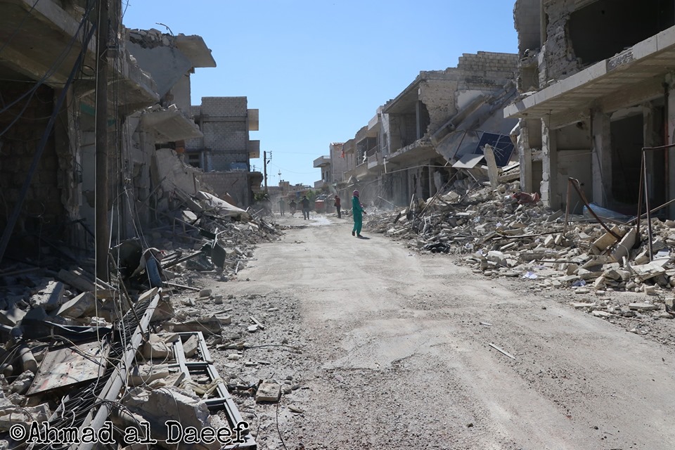 القصف الجنوني  على مدن وبلدات ريف إدلب الجنوبي مستمر
