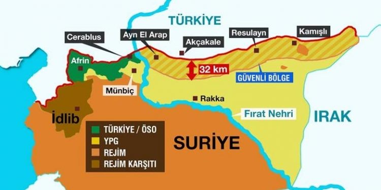 حول المنطقة الآمنة شمالي سوريا… تركيا تعلن التوصل لإتفاق مع أمريكا
